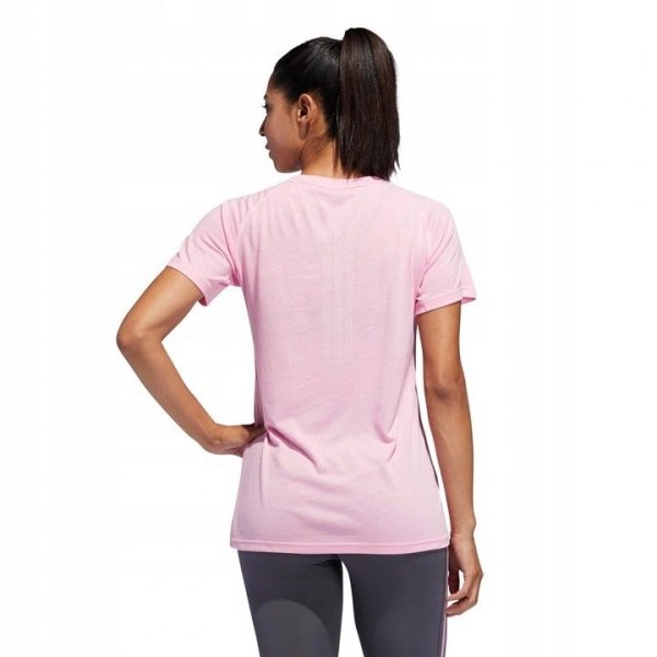 Adidas Damen T-Shirt In Rosa Sport Kurzarm T-Shirt DX3882