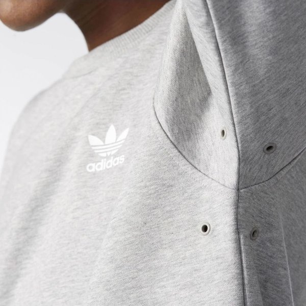 Adidas Originals Sweatshirt Doom Crew Herrenbluse In Grau BK2767