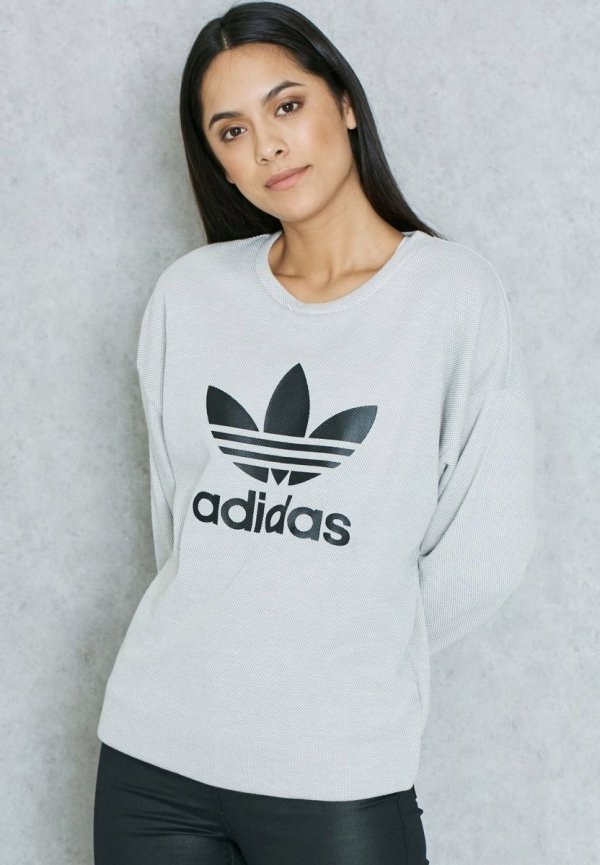 Adidas Originals Damenbluse Trefoil Sweatshirt BJ8296