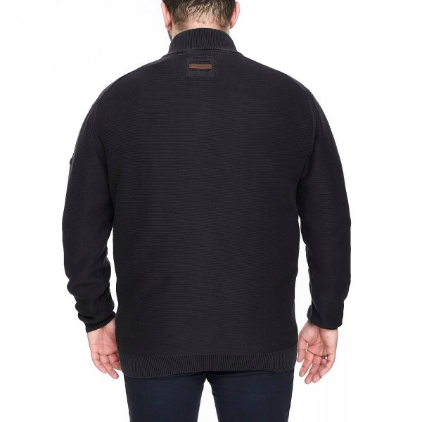Camel Active Baumwolle Herrenpullover Pullunder In Schwarz Mit Reißverschluss