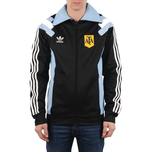 Adidas Originals Herrenbluse Argentinien Retro Sweatshirt In Schwarz F77288