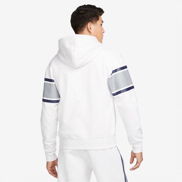 Jordan Herren Sweatshirt mit einer Kapuze auf weißem Reißverschluss m J PSG Fleece FZ DB6481-051