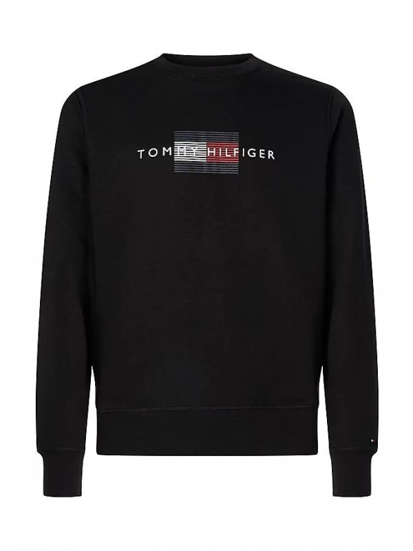Tommy Hilfiger Sweatshirt Herrenbluse In Schwarz MW0MW20118-BDS