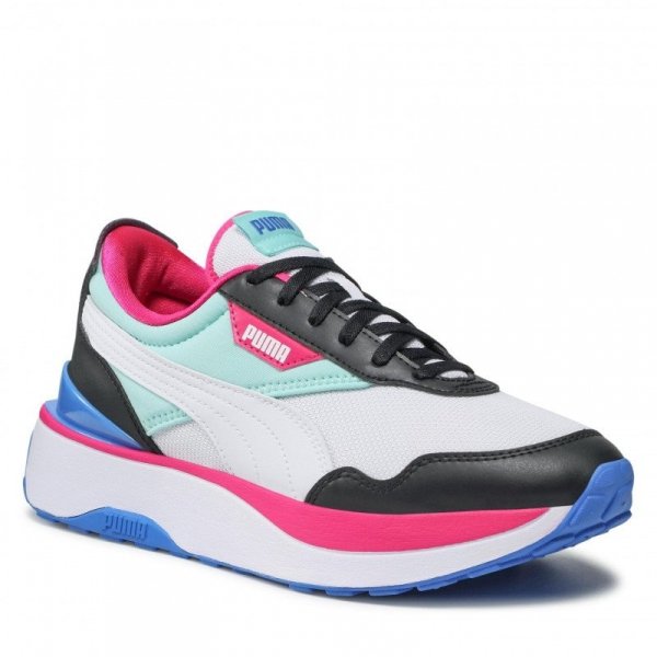 Puma Cruise Rider Flair Wns White Multi Women Casual Lifestyle Shoes 381654-01