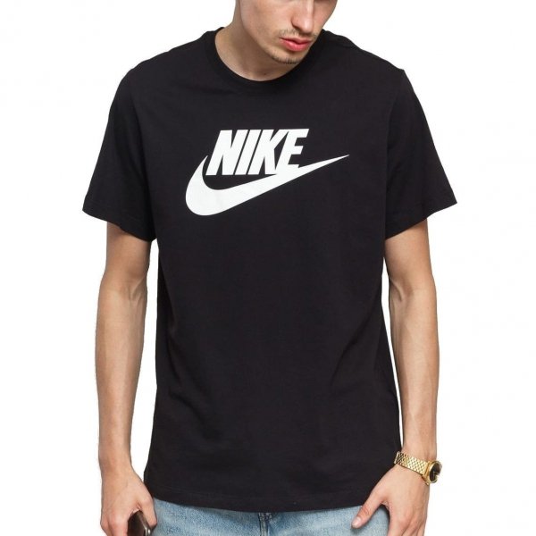 Nike Herren T-Shirt In Schwarz Men NSW Tee Icon Futura AR5004-010