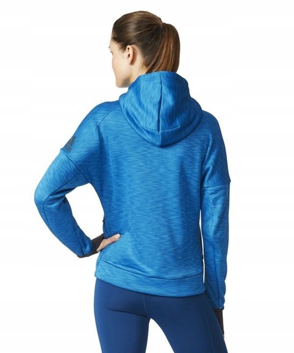 Adidas Damenbluse In Blau Sweatshirt Mit Kapuze Zne Heat Hoody S94566