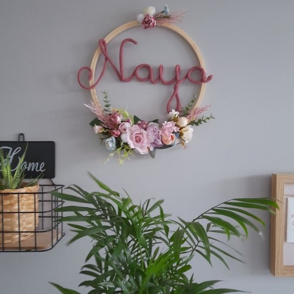 Obręcz kwiatowa Naya