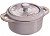 Mini Cocotte okrągły STAUB 40511-998-0 - antyczny szary 200 ml