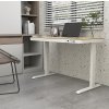 Biurko ACTIVEJET z elektryczną regulacją wysokości 140x70 ET119W-C biały/dąb