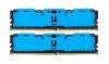 GOODRAM DDR4 16GB PC4-25600 (3200MHz) 16-20-20 DUAL CHANNEL KIT IRDM X BLUE 1024x8