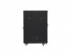 Szafa rack Lanberg FF01-6822-12B (22U; 19''; 1160 mm / 600mm / 800 mm; stojąca; Szklane; 800 kg; kolor czarny)