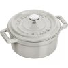 STAUB MINI COCOTTE Mini garnek żeliwny okrągły 250 ml, truflowy