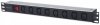 Intellinet 163620 rozdzielacz zasilania PDU 8 x gniazdo sieciowe 1U Czarny, Srebrny