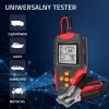 QOLTEC TESTER AKUMULATORA Z WYŚWIETLACZEM LCD |12V | 24V | 3AH-200AH
