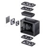 Obudowa Jonsplus MATX Uchwyt Case Z20 - czarny