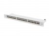LANBERG PATCH PANEL 24 PORT 1U 19 KAT.7 FTP SZARY PPS7-1024-S