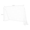 Bramka z siatką i panelem do celowania Nils BR240P 2w1 240x150cm