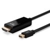 Lindy 36928 adapter kablowy 3 m Mini DisplayPort HDMI Typu A (Standard) Czarny