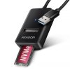 Axagon ADM2-AM USB-A 10Gbps - M.2 NVMe & SATA SSD adaptér, kabelis USB-A 10cm Obudowa SSD Czarny