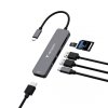 Verbatim 32156 huby i koncentratory USB 3.2 Gen 1 (3.1 Gen 1) Type-C 5000 Mbit/s Szary