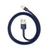 Kabel USB Lightning  Baseus Cafule 2.4A 1m (złoto-granatowy)