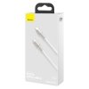 Kabel USB-C do USB-C Baseus Cafule, 100W, 2m (biały)