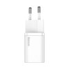 Ładowarka sieciowa Baseus Super Si Quick Charger 1C 20W z przewodem USB-C do Lightning 1m (biała)