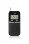 Przenośne radio JVC RA-E411B czarne ultralekkie 80g Tuner AM/FM