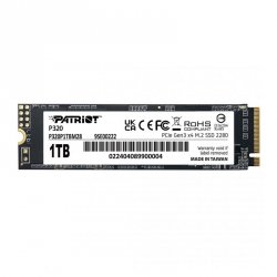 SSD Patriot Viper P320 M.2 PCI-Ex4 NVMe 1TB 3GB/s