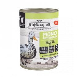 Wiejska Zagroda - Monobiałkowa Kaczka - dorosły- Mokra karma dla kota  - 400g