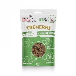 SYTA MICHA Trenerki z jagnięciną dla psa 80g