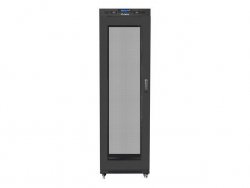 LANBERG SZAFA STOJĄCA RACK 19 42U 600X800 DRZWI PERFOROWANE LCD CZARNA FF01-6842-23BL (FLAT PACK)