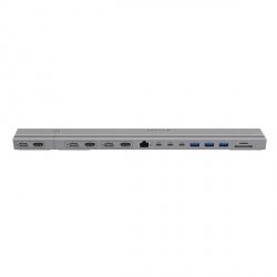 Targus HyperDrive 4K 2 x USB 3.2 Gen 2 (3.1 Gen 2) Type-C Srebrny