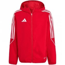 Kurtka dla dzieci adidas Tiro 23 League Windbreaker czerwona IA1624 164cm