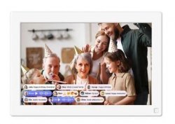 myFirst Live cyfrowa ramka na zdjęcia Biały 25,6 cm (10.1) Ekran dotykowy Wi-Fi