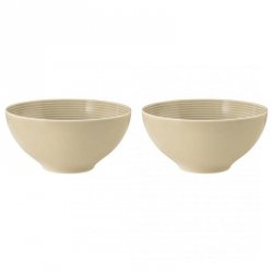 SELTMANN BEAT COLOR GLAZE Zestaw 2 okrągłych misek 15.5 cm