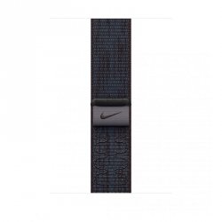 Pasek sportowy do Apple Watch Nike 46mm czarny/niebieski