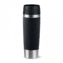 EMSA Travel Mug Classic N2022000 kubek podróżny 500 ml Czarny, Stal nierdzewna Stal nierdzewna