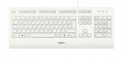 Logitech K280E Pro f/ Business klawiatura Biuro USB QWERTZ Niemiecki Biały