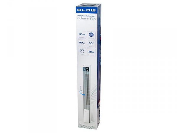 BLOW WENTYLATOR KOLUMNOWY XXL 125CM 90W BIAŁY