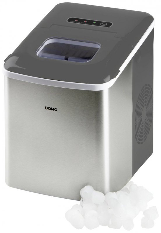 DOMO KOSTKARKA DO LODU MOC 120W POJ. 1,8L , 12KG/24 H, KOSZYK I SZUFELKA DO LODU, KOMPRESOR, KABEL 180 CM DO9253IB