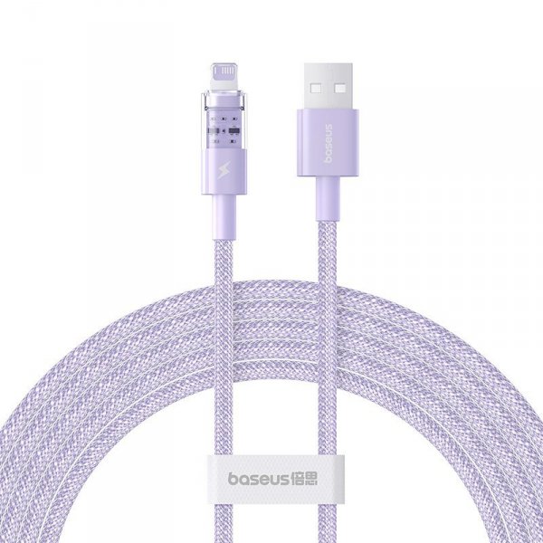 Kabel Baseus Gem 2.4A 2m (fioletowy)