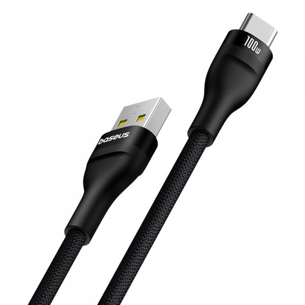 Kabel Baseus Flash 2 USB-USB C 100W 1m (czarny)