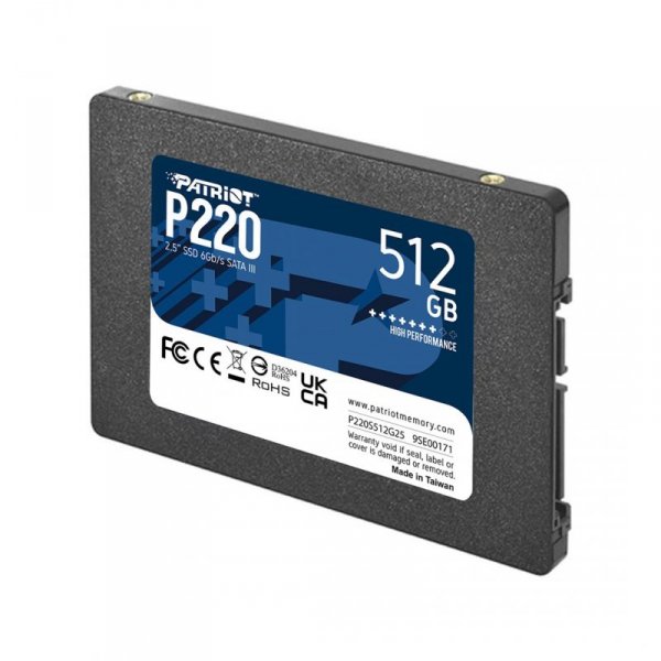 SSD PATRIOT P220 512GB SATA3 2,5&quot;