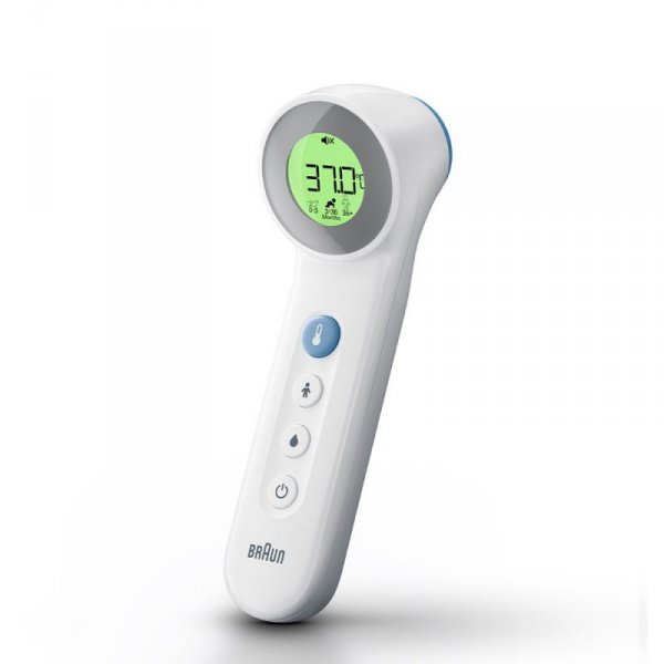 Termometr bezdotykowy Braun Age Precision BNT400 (Bezdotykowy, Pomiar kontaktowy; kolor biały)