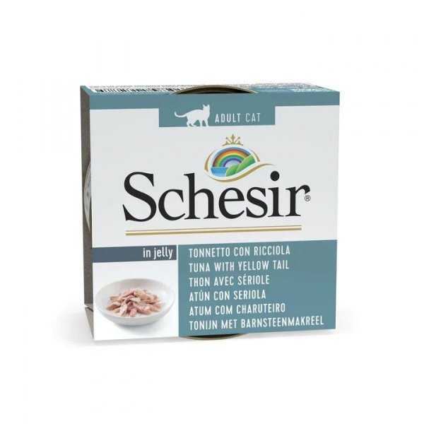 SCHESIR dla kotów Oceanic Adult w Galarecie Tuńczyk z Żółtymi Ogonami 85g
