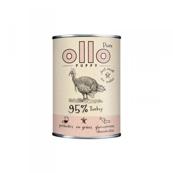 Ollo Puppy Pure Indyk 400g