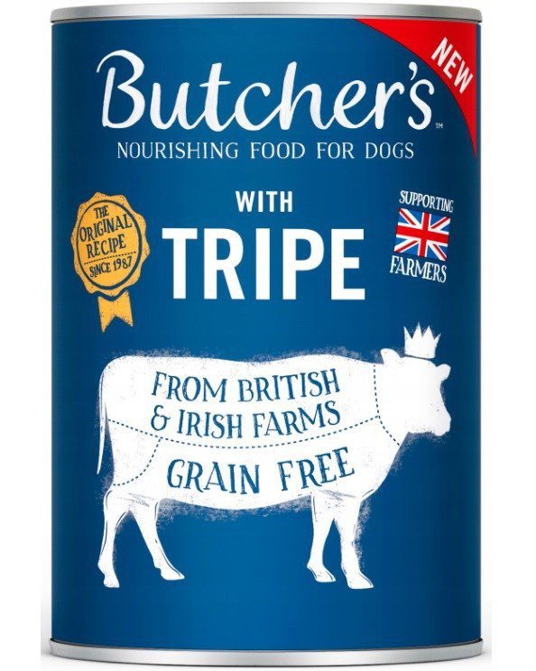 BUTCHER&#039;S Original Tripe Mix Pasztet ze żwaczem - mokra karma dla psa - 400 g