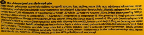JOSERA JosiDog Mini - sucha karma dla psa - 10 kg