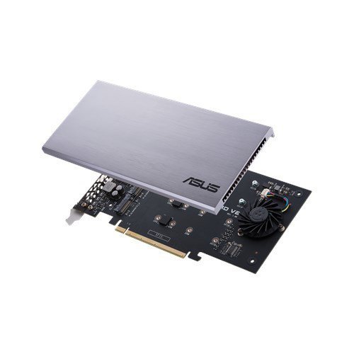 Kontroler ASUS Hyper M.2 PCIe 3.0 x16, 4x M.2 NVMe (2242/2260/2280/22110) GEN 3